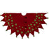 Handmade Felt Christmas Tree Skirt - Jester in Red and Green - 60" - ARCADIA HOME